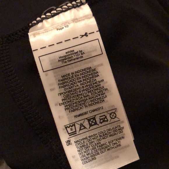 Adidas Own The Run Tights Black White XS - Picture 6 of 14